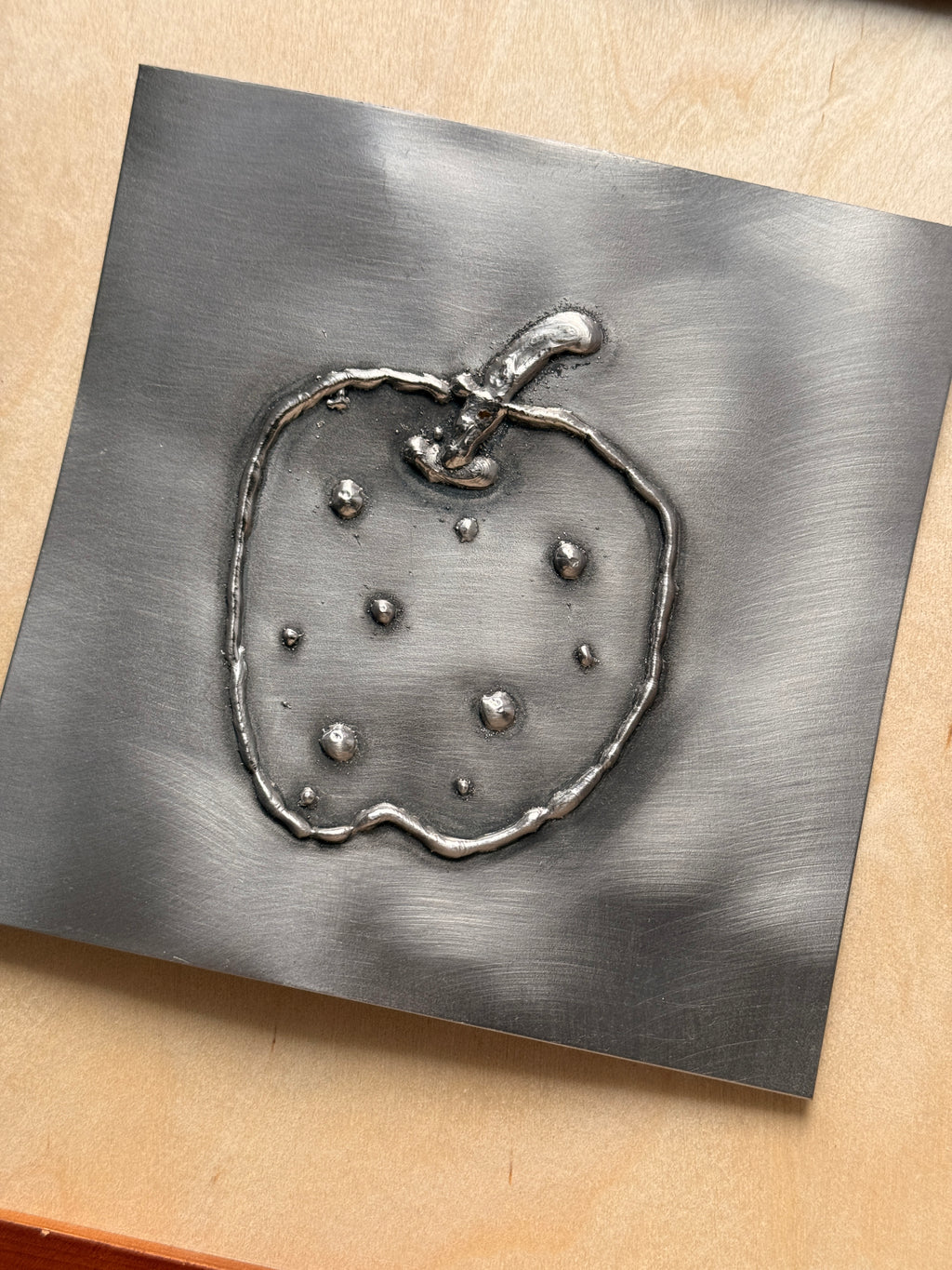 dotted apple artwork