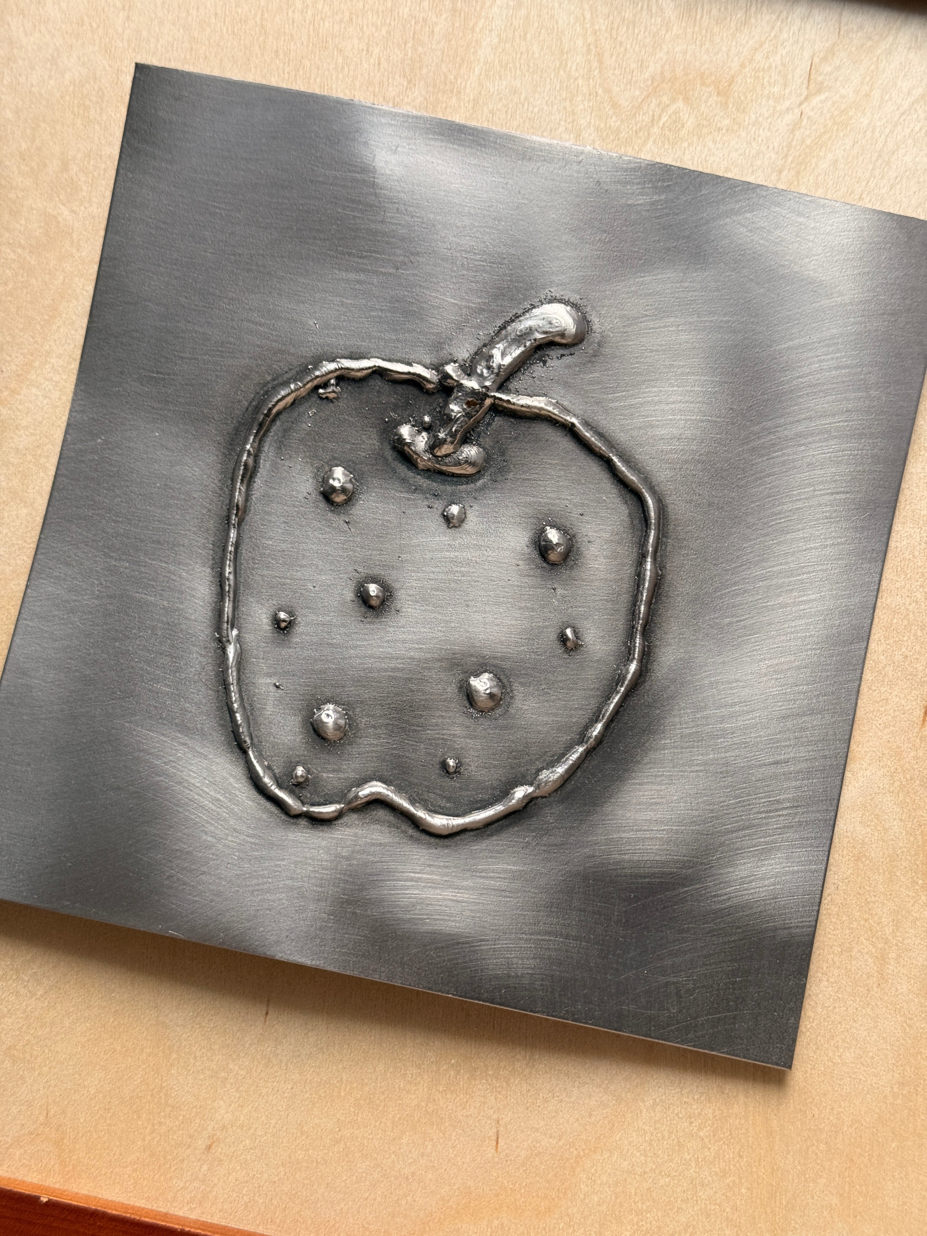 dotted apple artwork