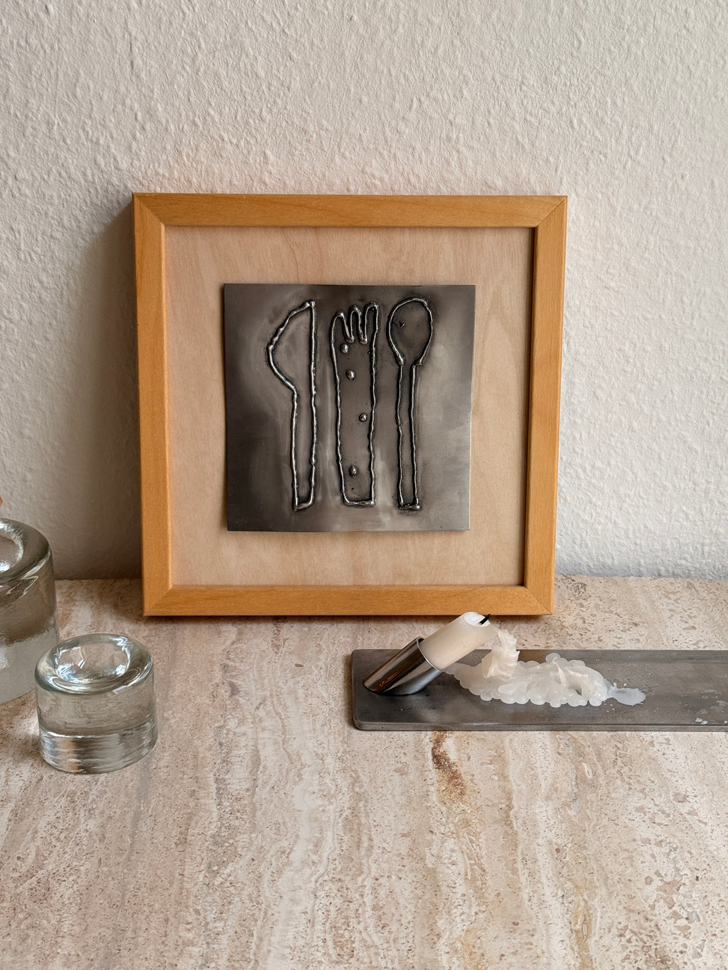 dotted fun cutlery artwork