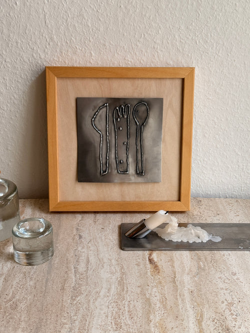 dotted fun cutlery artwork