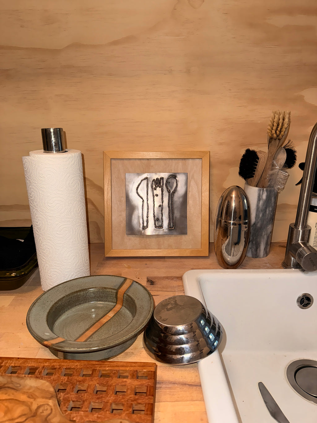 dotted fun cutlery artwork