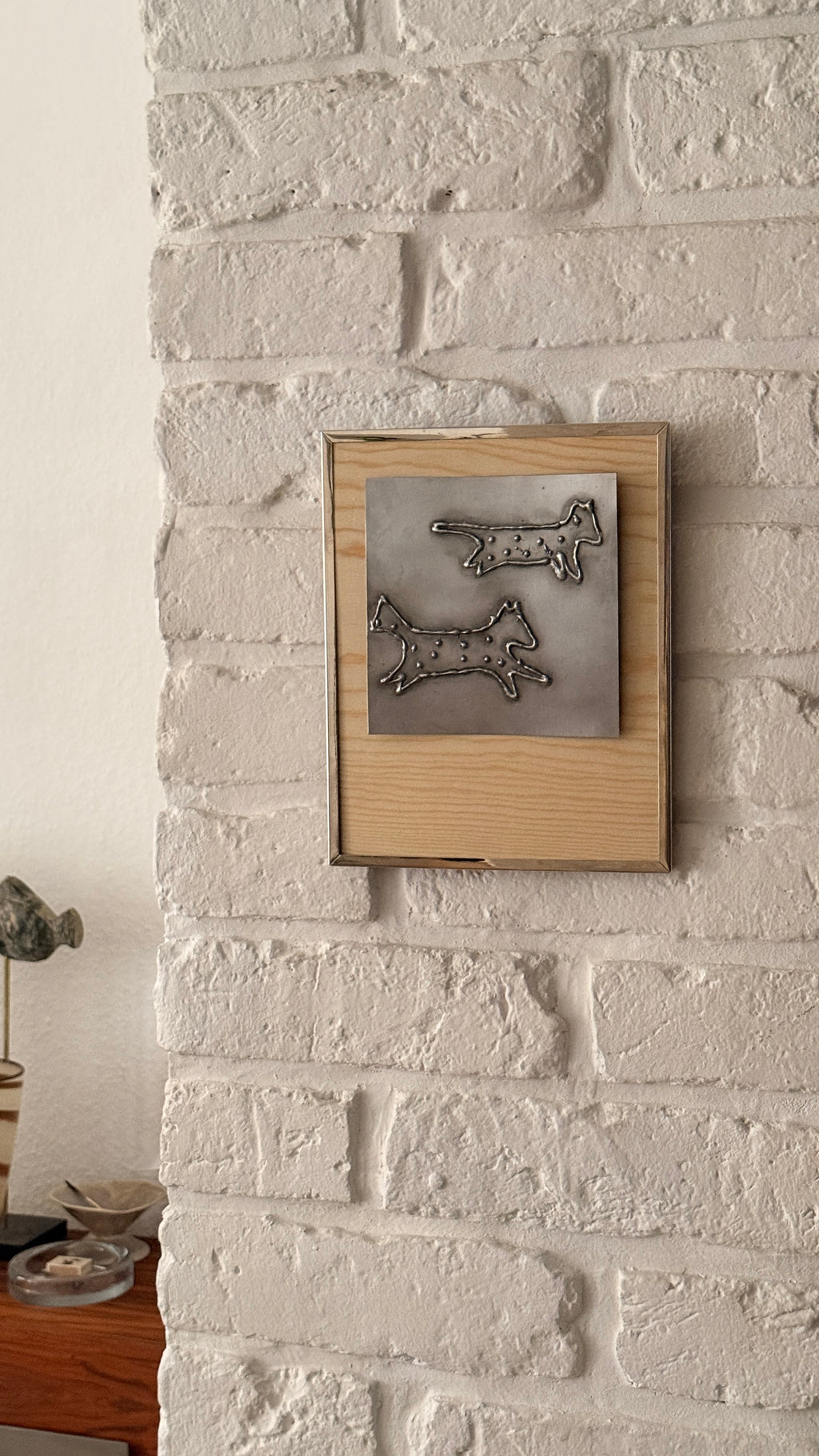 dotted jumping dogs artwork