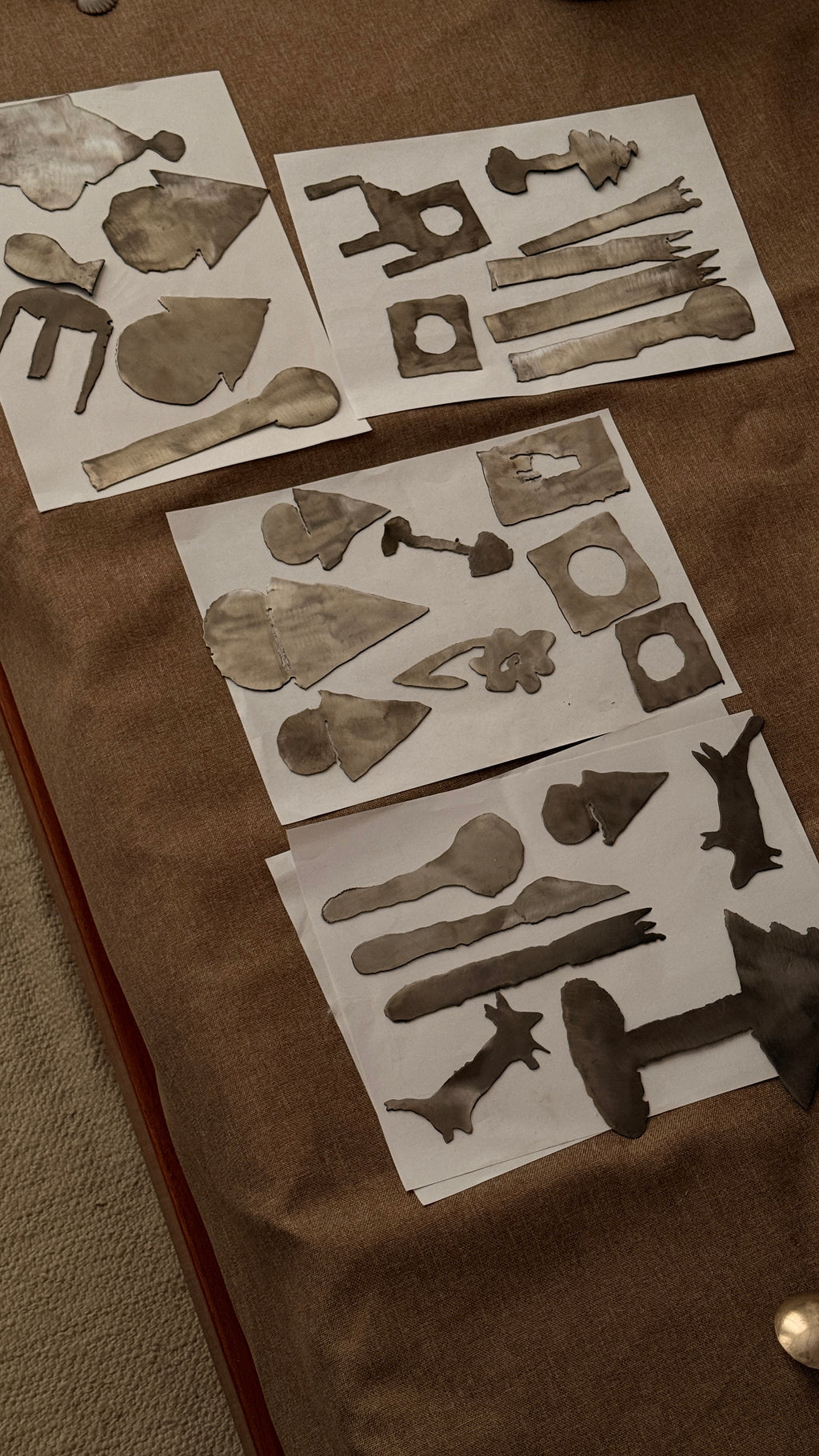 stainless steel magnets (random set of 4)